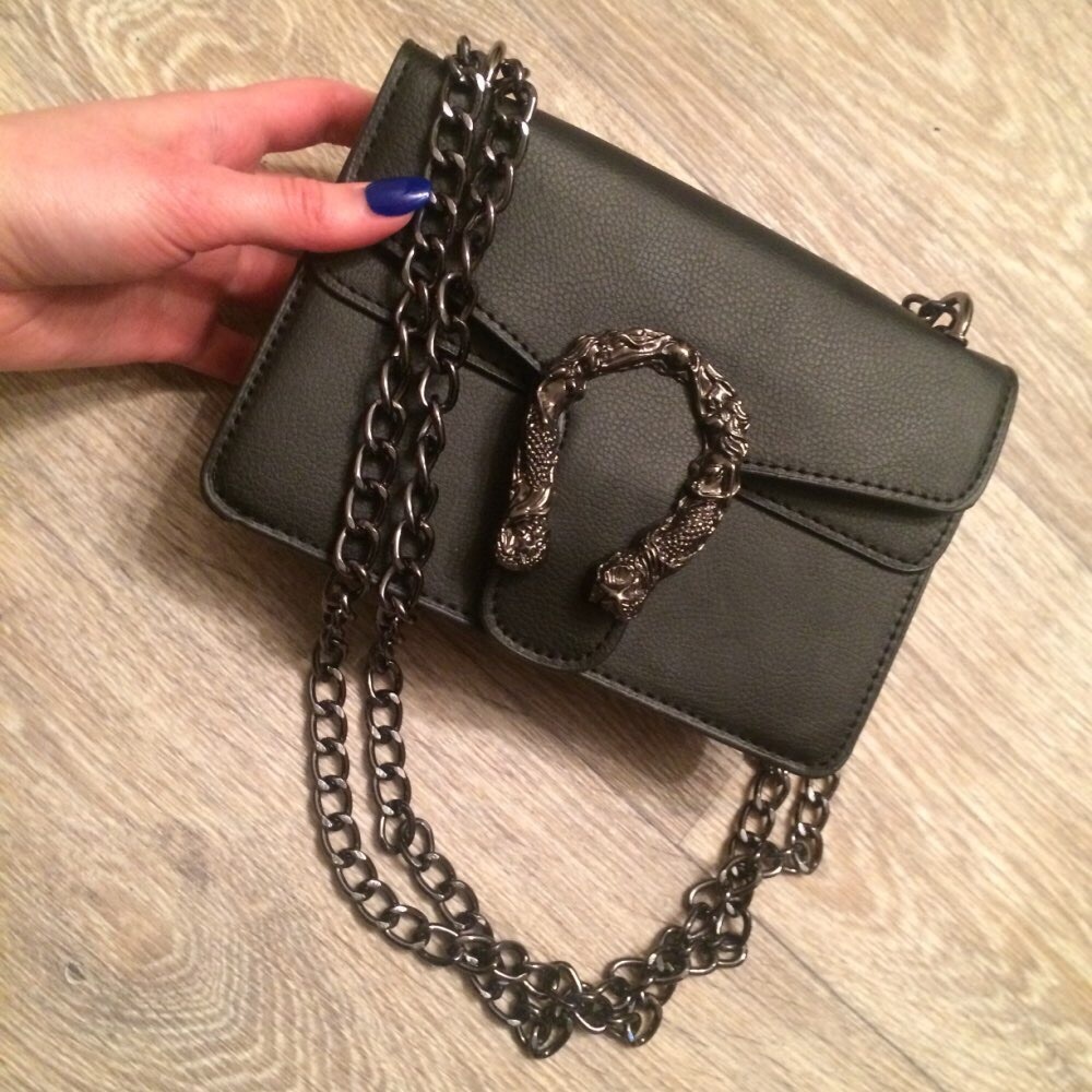 Crossbody Bag Handbag Luxury Chain Shoulder Flap - Picture 8 of 8